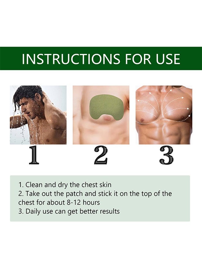 EELHOE Gynecomastia Compress Patch - Ginger Cream for Men, Tightening and Sculpting Chest Muscles with Natural Ingredients (12 Pcs)  - Image 3