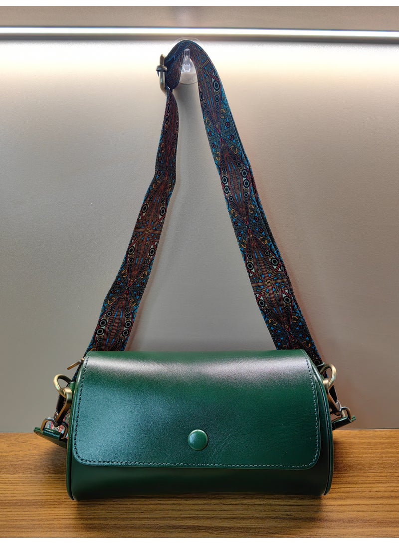 Lumo Handmade-Hand-Stitched Genuine Leather Crossbody Bag for Women - Image 3