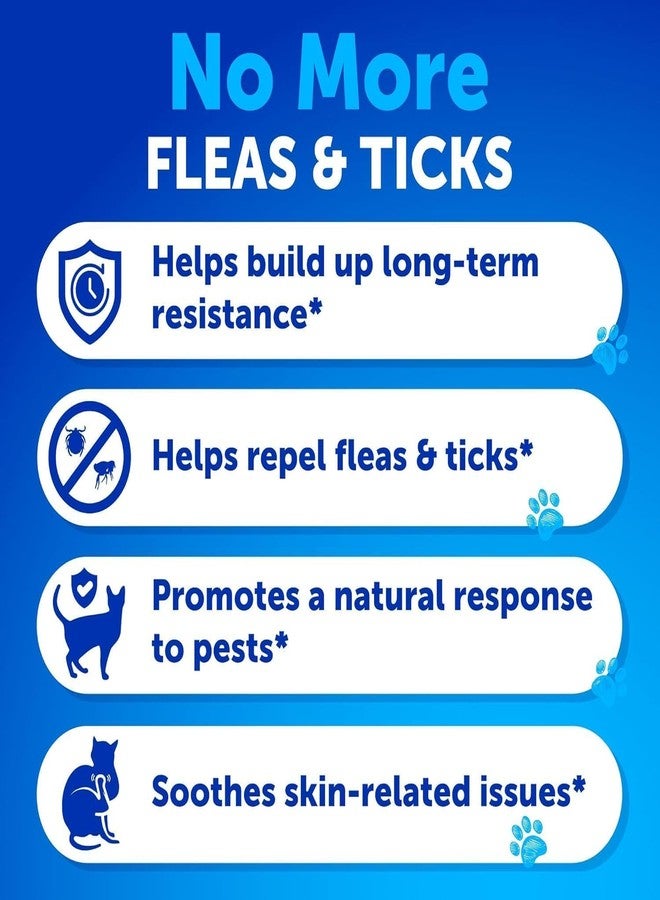 Artullano Flea Treatment for Cats - Natural Flea and Tick Prevention Supplement for Cats, Kittens - Chewable Daily Oral Pills with Vitamins - 135 Soft Chews - Dental Treats, Digestive Health, Immune Support - Image 4