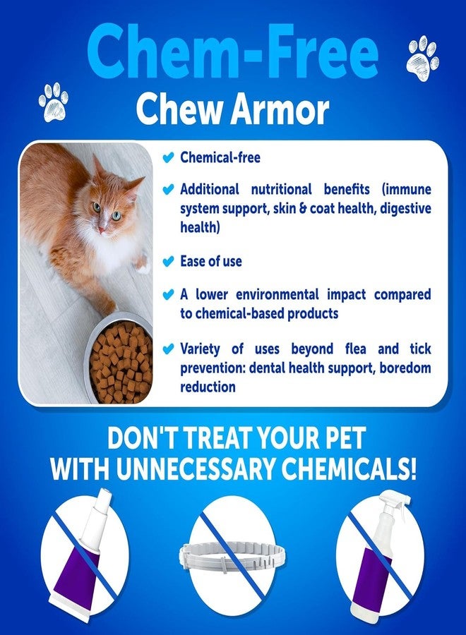 Artullano Flea Treatment for Cats - Natural Flea and Tick Prevention Supplement for Cats, Kittens - Chewable Daily Oral Pills with Vitamins - 135 Soft Chews - Dental Treats, Digestive Health, Immune Support - Image 2