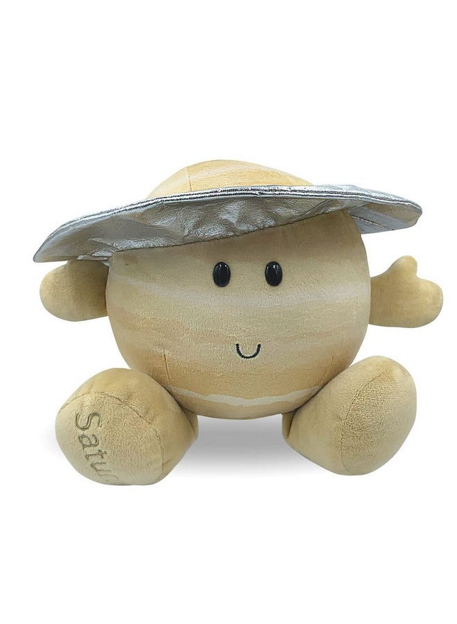 Celestial Buddies Saturn Buddy | 10" Soft Stuffed Plush, Embroidered Features, Fun Planet Facts Tag for Kids - STEM Learning, Educational Gift, Classroom & Homeschool Science Space Astronomy | 0+ - Image 1