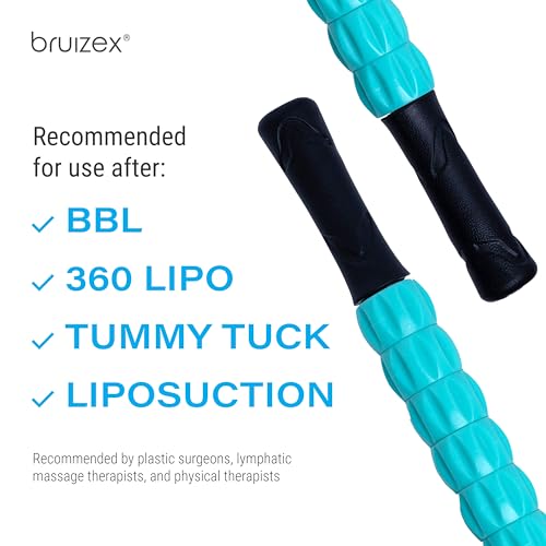 Bruizex Lymphatic Drainage Massage Roller Stick for Post Liposuction & Fibrosis Treatment, Surgery Recovery 360 Lipo, Tummy Tuck & BBL, Lipo Foam, Compression Garment, Faja Compatible - Image 3