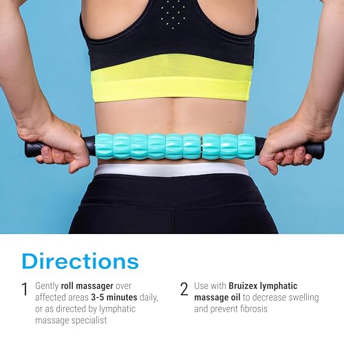 Bruizex Lymphatic Drainage Massage Roller Stick for Post Liposuction & Fibrosis Treatment, Surgery Recovery 360 Lipo, Tummy Tuck & BBL, Lipo Foam, Compression Garment, Faja Compatible - Image 5