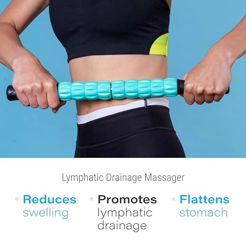 Bruizex Lymphatic Drainage Massage Roller Stick for Post Liposuction & Fibrosis Treatment, Surgery Recovery 360 Lipo, Tummy Tuck & BBL, Lipo Foam, Compression Garment, Faja Compatible - Image 2