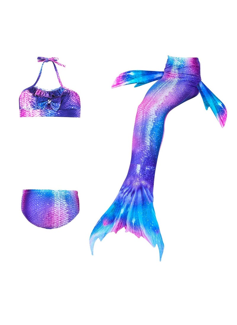 Goolsky - Goolsky Mermaid Tails with Bikini for Girls Mermaid Swimsuit for Kids,Without Monofin(5-7age) - Image 1