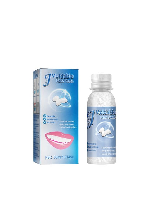 Tooth Repair Kit Temporary Moldable False Teeth Replacements for Filling Missing Broken Tooth to Restore Your Confident Smile in Minutes