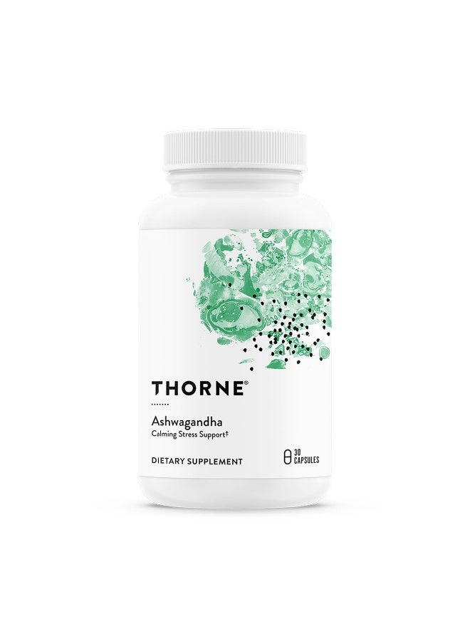 Thorne Ashwagandha - calming stress supports, 30 capsules - Image 1