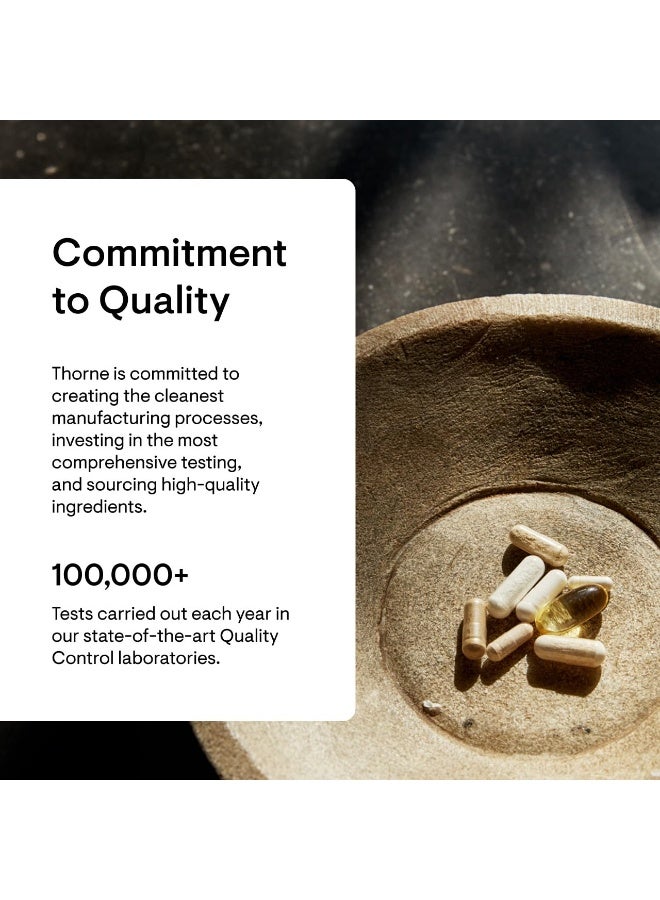 Thorne Ashwagandha - calming stress supports, 30 capsules - Image 4