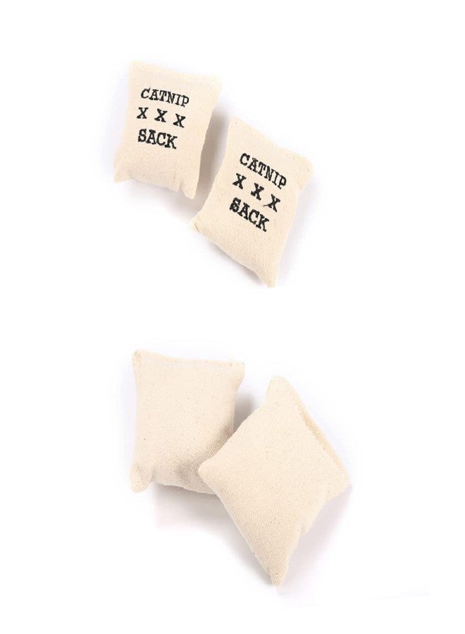 VICASKY 10pcs Catnip Toys Stuffed Catnip Canvas Sack for Indoor Cats Kitten Supplies Kitten Toys Random Style - Image 5