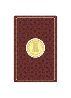 FK Jewellers 2g Gold Coin with Flower & UAE Heritage Building Design Gold Coin - 2 Gram 22KT  - Image 3