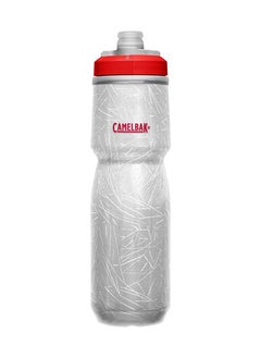 CamelBak Podium Ice Bike Bottle 21oz - Insulated Squeeze Bottle, Fiery Red