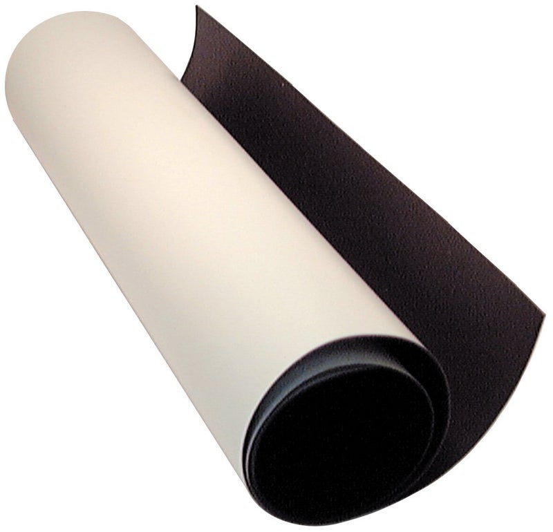 MAG-MATE MRS030X2437X001 Flexible Magnet Sheets, Strong Magnetic Sheet, Great for Sign-Making, Customizable Magnets, Versatile Magnetic Strips, White Surface - Image 1
