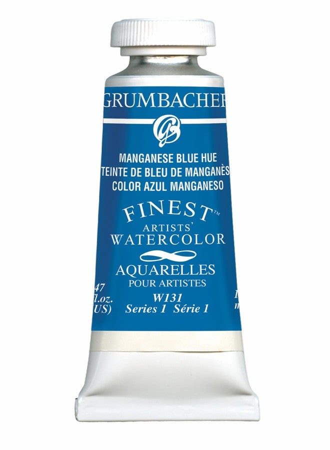 Grumbacher Finest Watercolor Paint, 14ml/0.47 oz., Manganese Blue Hue (W131) - Image 1