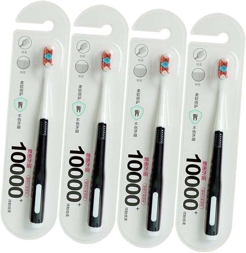 Portable Puerperal Toothbrush Set 4pcs Soft Bristles for Sensitive Gums Oral Care Pregnant Women New Mothers Random Color - Image 2