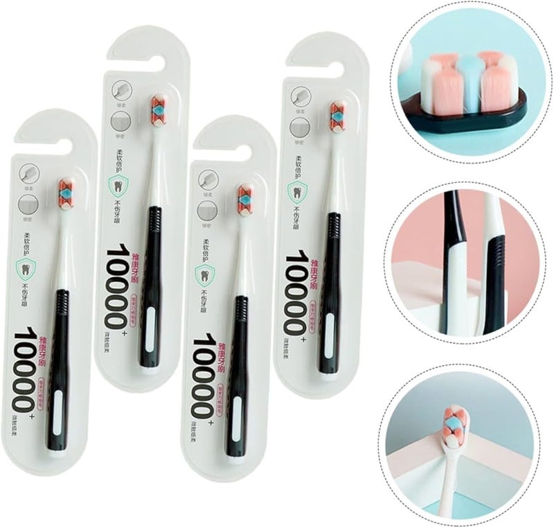 Portable Puerperal Toothbrush Set 4pcs Soft Bristles for Sensitive Gums Oral Care Pregnant Women New Mothers Random Color - Image 5