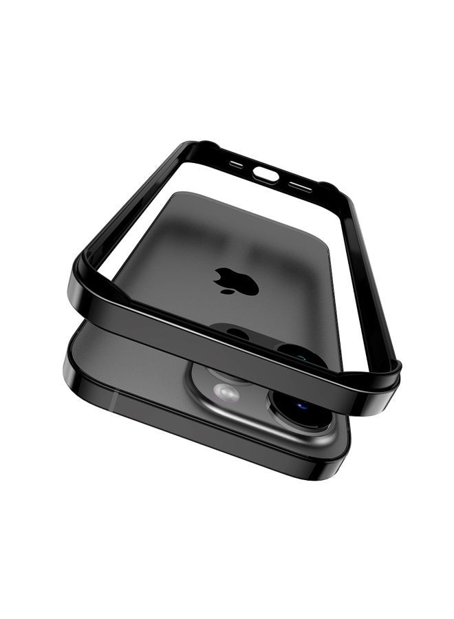 DRIP 📱💎✨Metal Frame Armor Case for iPhone 16 Pro Max (Black) 🖤 🛡️ Premium Aluminum Bumper ⚙️ + Soft TPU Inner Lining 💫 | 360° Full Body Protection 🚀 | Shockproof 💥 | Anti-Scratch ✨ | Slim Design ⚙️ | MagSafe Compatible 🧲 | Luxury Metallic Finish 🌟 | Elegant & Durable iPhone Cover 💎 | Drip Original Series 🔥 | Best Case 2025 🏆 - Image 2