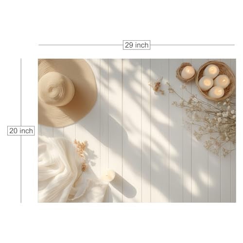 HomeArt Sheet 2 in 1 Product Photography Backdrop 3D Flat Lay Tabletop Double-Sided 20x29 Photo Background PVC Wrinkle Free for Small Products Food, Cosmetics Shoot (Combo 23) - Image 2
