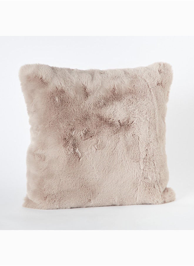 Home Box وسادة محشوة بفرو الأرنب الصناعي 45 × 45 سم  - Image 5