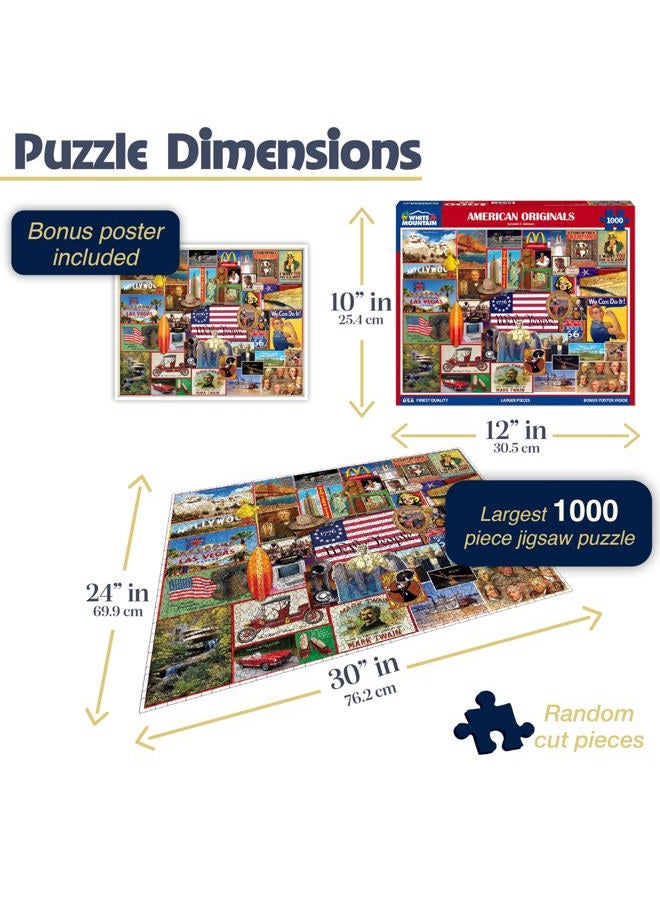 WHITE MOUNTAIN Puzzles - American Originals - 1000 Piece Jigsaw Puzzle for Adults - Image 2