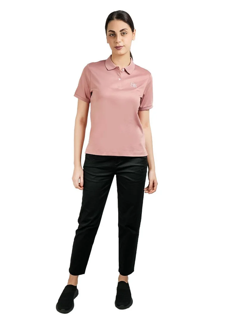 GIORDANO Women Cotton Interlock Liquid Touch Polo