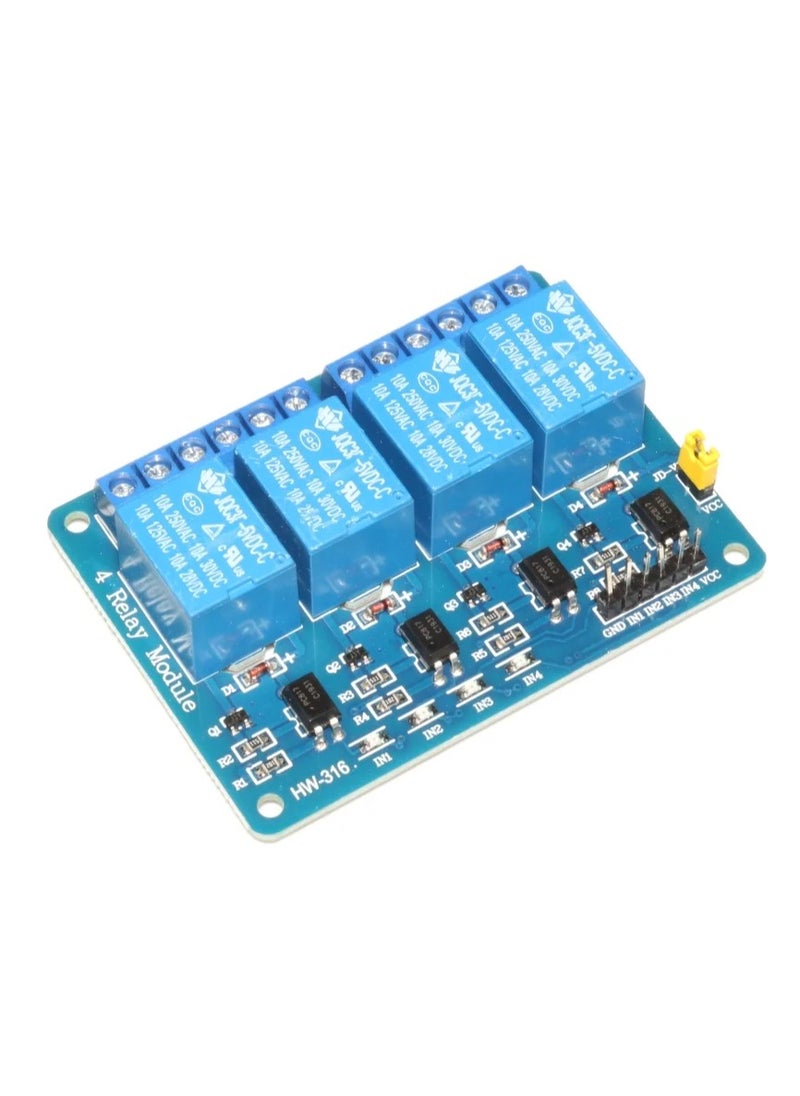 Generic - 4 Channel 5V Relay Module with Optocoupler - Image 1