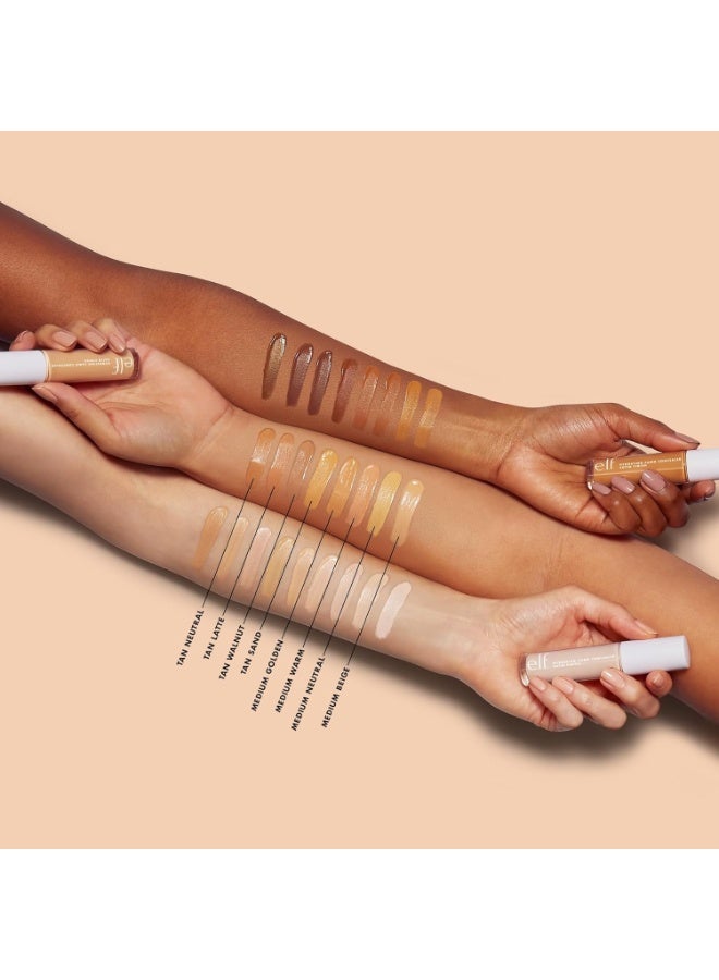 elf Hydrating Camo Concealer, Lightweight, Full Coverage, Long Lasting, Conceals, Corrects, Satin Finish (Tan Latte) - Image 4