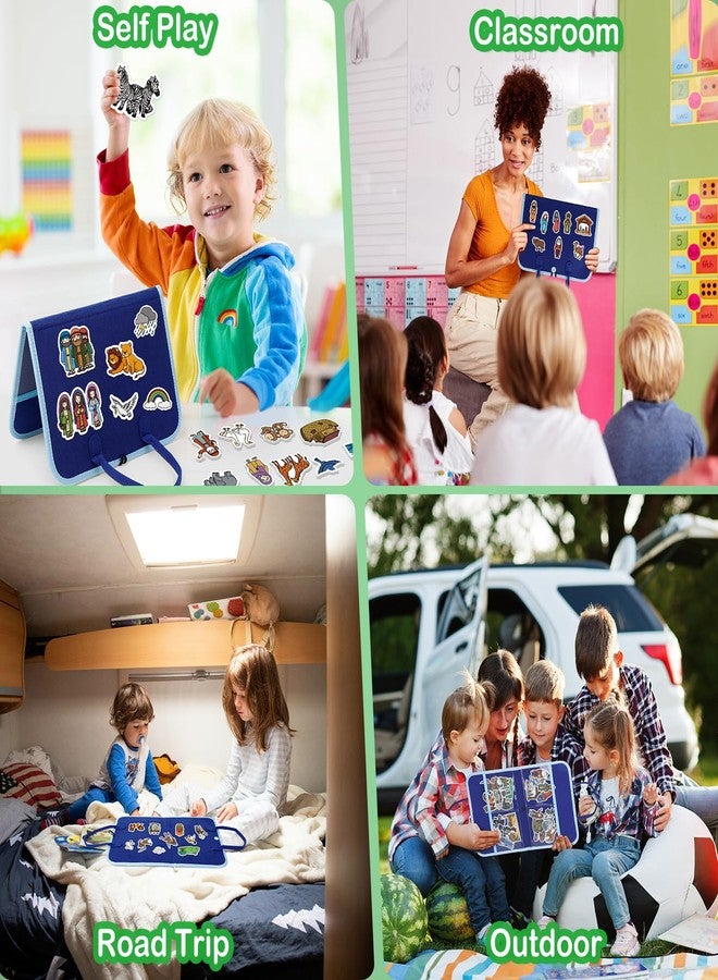 Aizweb Felt Board Bible Stories Set, Flannel Board Stories for Preschool Learning Activities,Bible Toys for Kids, Noah's Ark, David and Goliath, Jonah and The Whale, Jesus Nativity Set,Christian Toys - Image 3