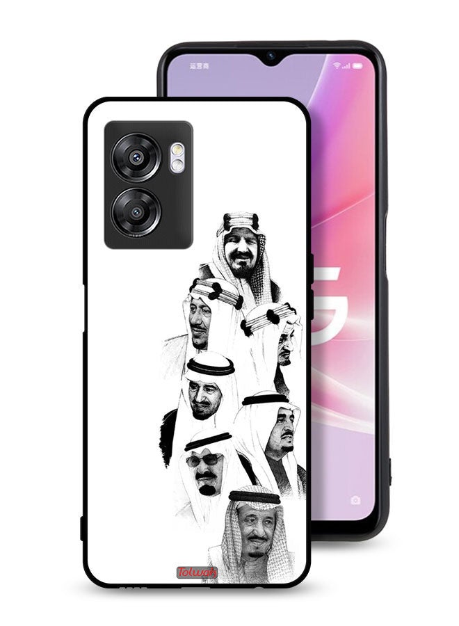 Tolwak OnePlus Nord N300 Protective Case Cover Saudi Kings Art B_W - Image 1