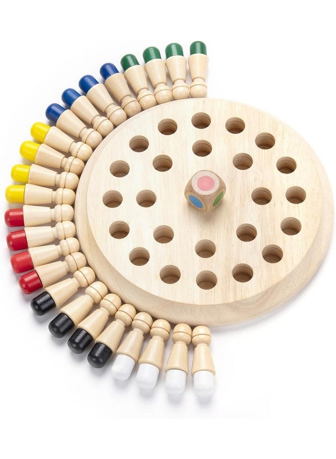 TEC TAVAKKAL Wooden Memory Chess Matching Game: Family Board Games for Kids and Adults, Montessori Preschool Learning Educational Toy for Toddler 3 4 5 6 7 8+ Year Old, Birthday Gift for Boy Girl - Image 1