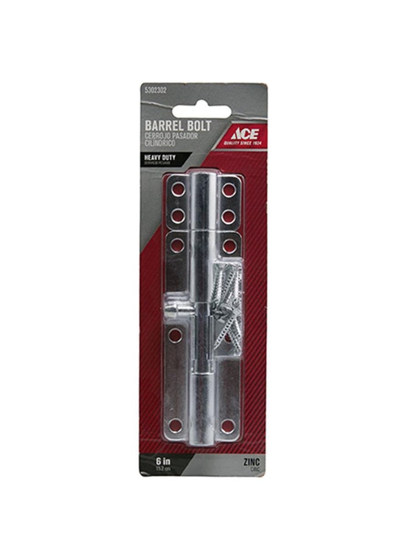 ACE Barrel Bolt 15 2 Cm Silver 