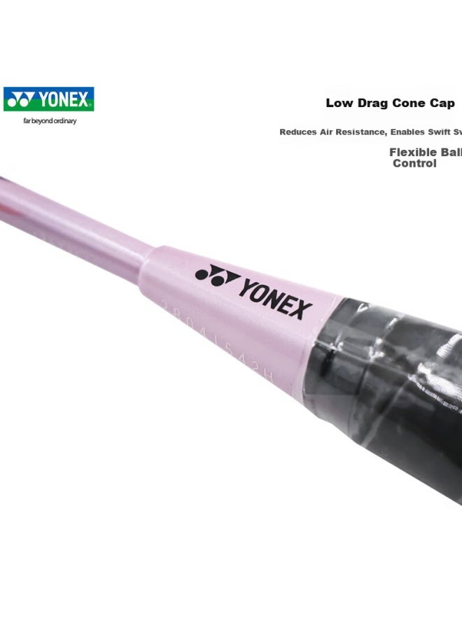 Yonex Nr7icr Pink Lavender Carbon Shaft Beginner Training Badminton Racket Pre-strung Pair - Image 4
