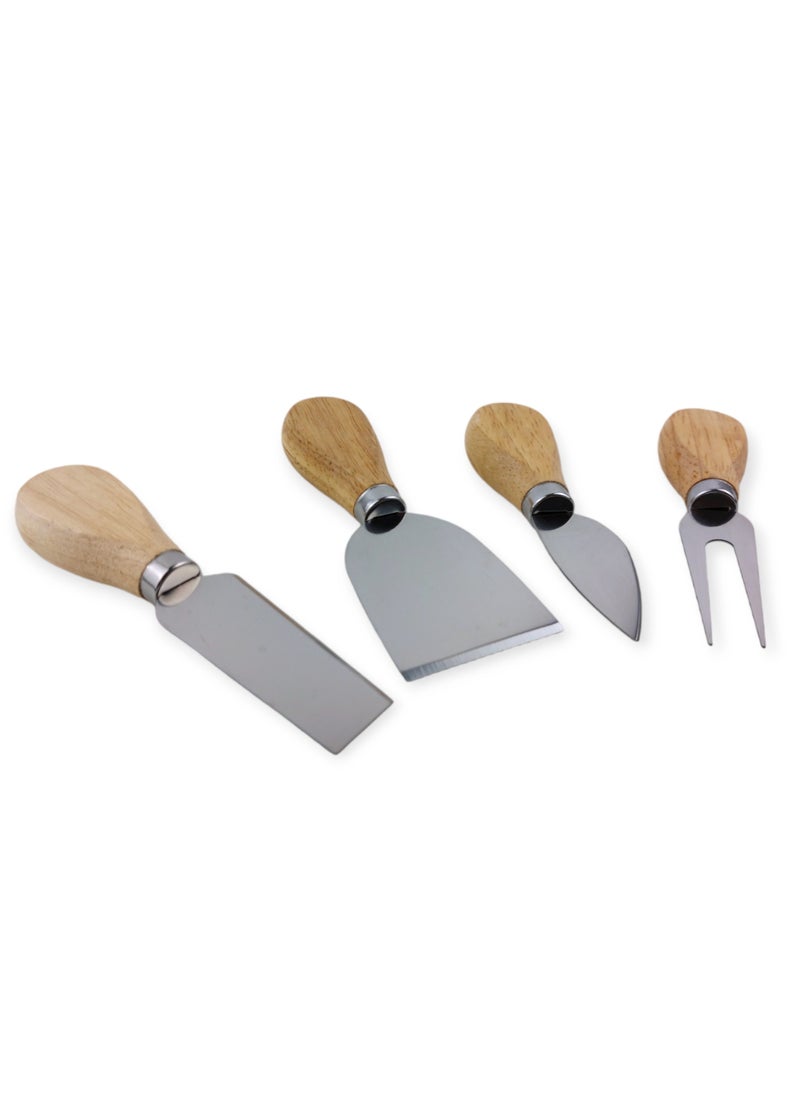 Generic Wooden Butter & Cheese Cutter - Set Of 4 Pcs.  - Image 3