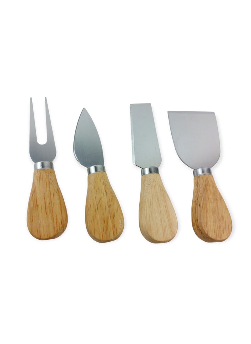Generic Wooden Butter & Cheese Cutter - Set Of 4 Pcs.  - Image 4