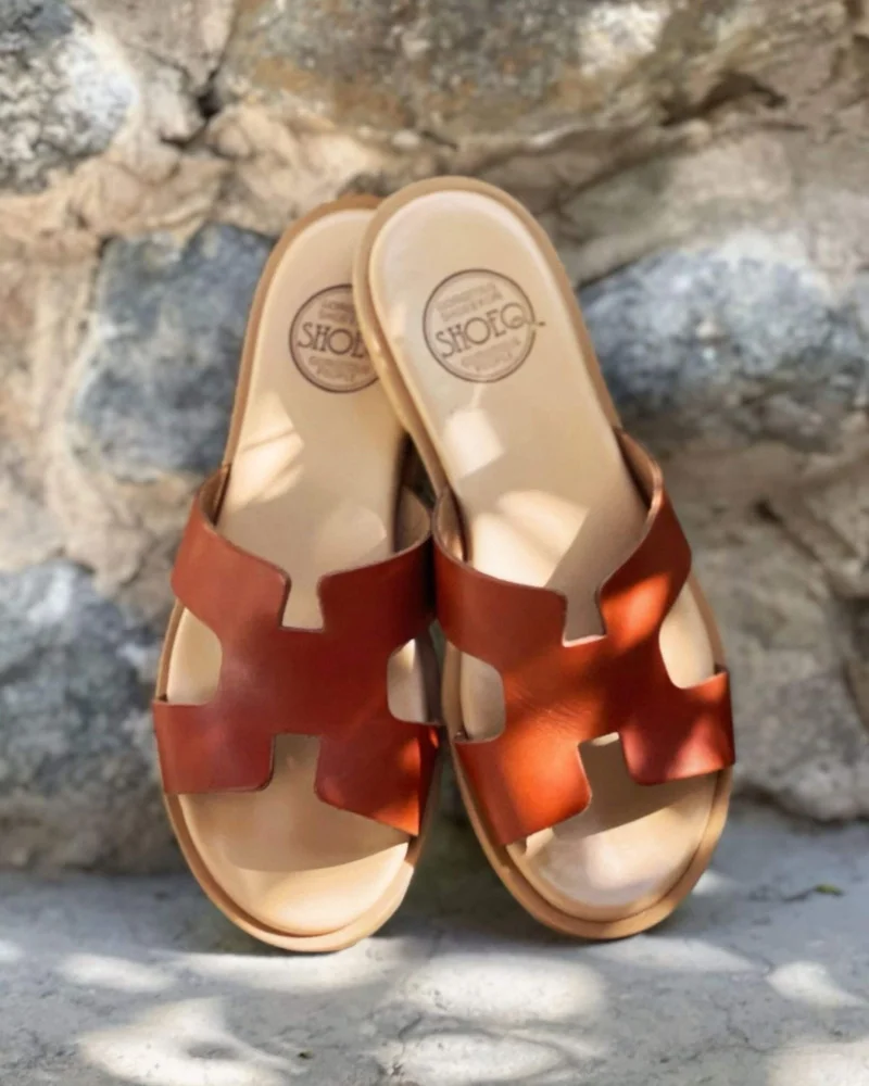 SHOEQ chocolate Hania Luxe for Women | Best Price UAE