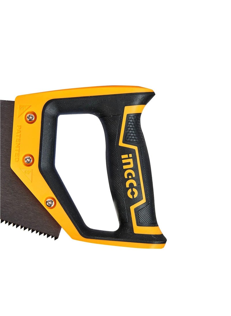 INGCO INGCO Hand Saw HHAS15400 – 16″ (400 mm) Heavy-Duty Woodcutting Saw, 7 TPI - Image 3