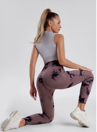 Women's High Waist Yoga Pants Stretch Tights Tummy Control Sports Tights Tie Dye Fabric - pzsku/ZF08360E1A7D4A4F60941Z/45/1747277584/02f75101-91bc-4a34-89c9-281be51d43df