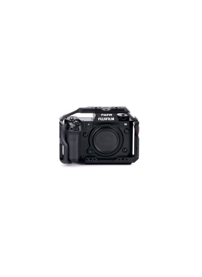 Tilta - Full Camera Cage Compatible with/for Fujifilm X-H2S, Custom Designed, Mount Accessories via NATO Rail, Rosette, Cold Shoe, and 1/4"-20 Threads, Ronin Ready (Black) | TA-T36-FCC-B - Image 1