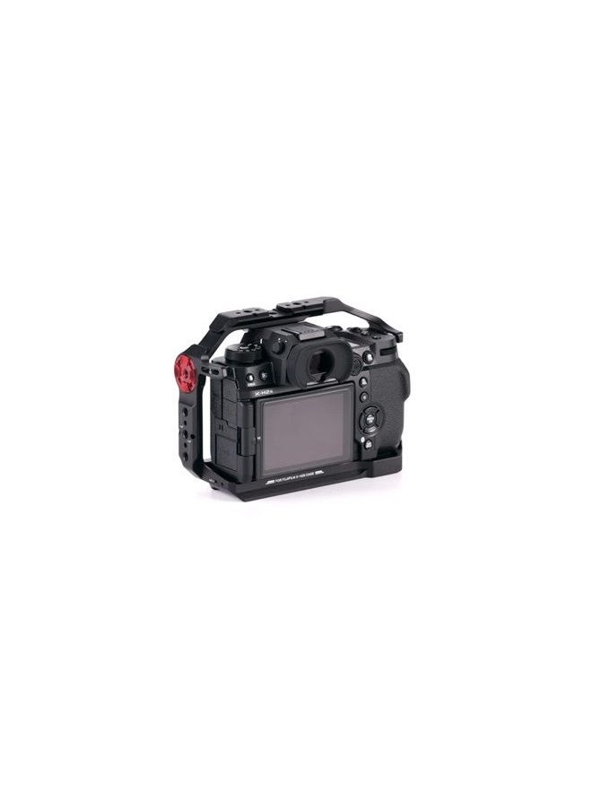 Tilta - Full Camera Cage Compatible with/for Fujifilm X-H2S, Custom Designed, Mount Accessories via NATO Rail, Rosette, Cold Shoe, and 1/4"-20 Threads, Ronin Ready (Black) | TA-T36-FCC-B - Image 1