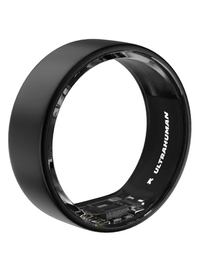 ULTRAHUMAN Ring AIR - Advanced sleep-tracking wearable, HRV & Temperature Monitoring,Track workout, movement & recovery, Water resistant, 6 Days Battery Life with Lifetime Free Subscription (Size 12) - Matt Grey