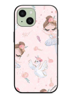 Protective Case Cover For Apple iPhone 15 Doly Girl And Flowers