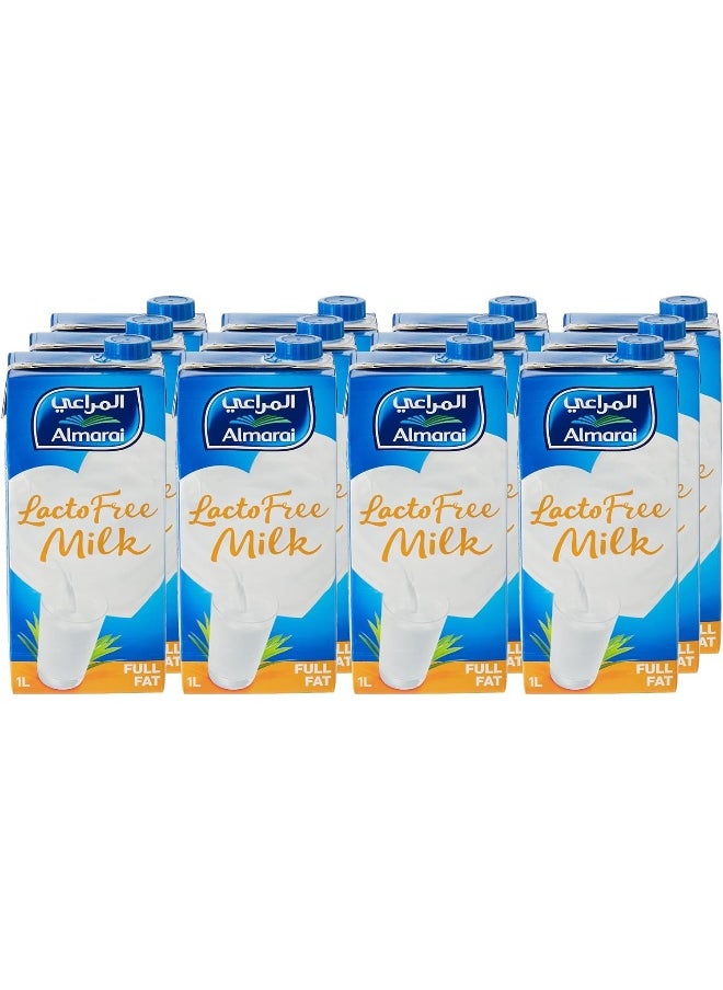 Almarai Almarai Lactofree Milk, Pack Of 12 X 1L  - Image 2