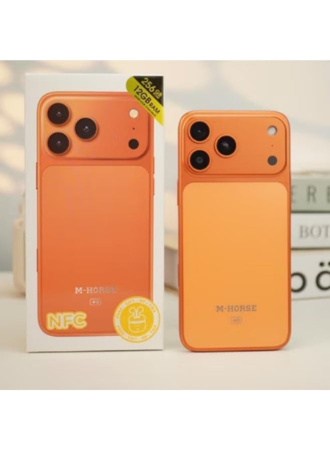 إم-هورس هاتف ذكي M-HORSE M17 Pro Max، ذاكرة وصول عشوائي 12 جيجابايت، تخزين 256 جيجابايت، بطارية 5000 مللي أمبير، NFC، 4G LTE - Image 2