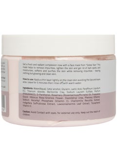 globalstar Rose Clay Mask for Skin Lightening and Moisturizing 300ml  - Image 3