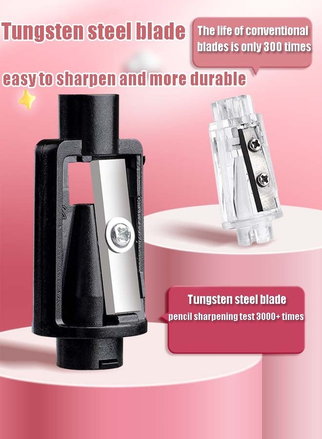 XiuWoo Battery Pencil sharpeners for Colored Pencils, Portable Electric Pencil Sharpener for #2 No.2 HB Pencils (6-8mm), Battery Operated sharpeners for Artist Classroom School Work Office - Image 5