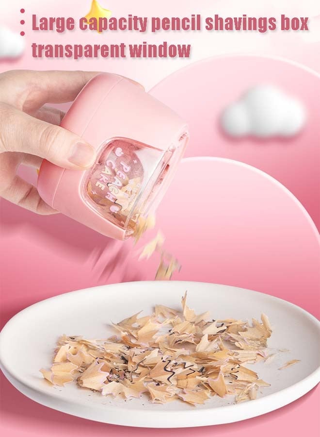 XiuWoo Battery Pencil sharpeners for Colored Pencils, Portable Electric Pencil Sharpener for #2 No.2 HB Pencils (6-8mm), Battery Operated sharpeners for Artist Classroom School Work Office - Image 4