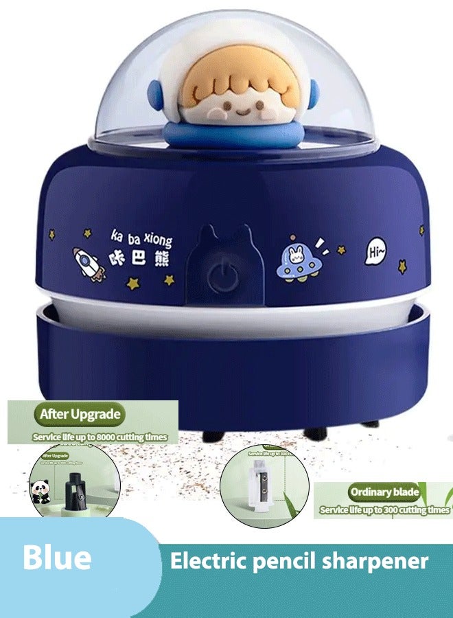 XiuWoo Battery Pencil sharpeners for Colored Pencils, Portable Electric Pencil Sharpener for #2 No.2 HB Pencils (6-8mm), Battery Operated sharpeners for Artist Classroom School Work Office - Image 1