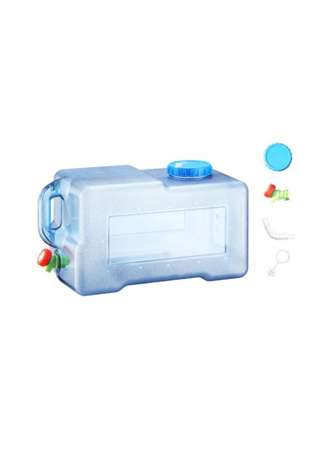 فكسر إبريق ماء بلاستيكي سعة ٢٥ لترًا مزود بفوهة - بولي كربونات صالح للطعام | تخزين مياه محمول للتخييم والسفر والاستخدام المنزلي - Image 1