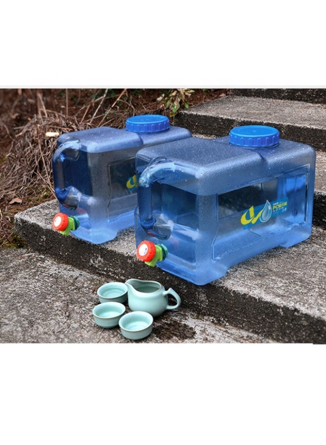 فكسر إبريق ماء بلاستيكي سعة ٢٥ لترًا مزود بفوهة - بولي كربونات صالح للطعام | تخزين مياه محمول للتخييم والسفر والاستخدام المنزلي - Image 3