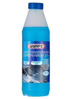 WYNN'S Wynn’s Super Concentrated Screen-Wash 21+ 1L - Advanced Windshield Cleaning Formula, Streak-Free, All-Season Use, Removes Dirt, Grime, and Bugs W77395  - Image 1