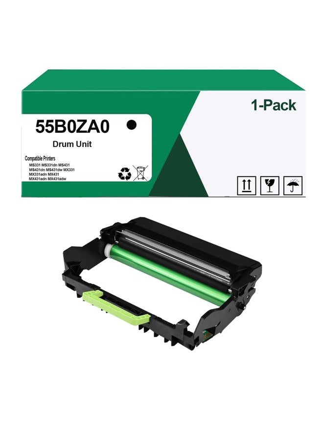 ASANSH Remanufactured 1PK 55B0ZA0 Black Photoconductor Unit Use with B3340dw B3442dw M1342 MB3442adw MB3442i MS331dn MS431dn MX331adn MX431adn MX432adwe XM1342 Printer - Image 1